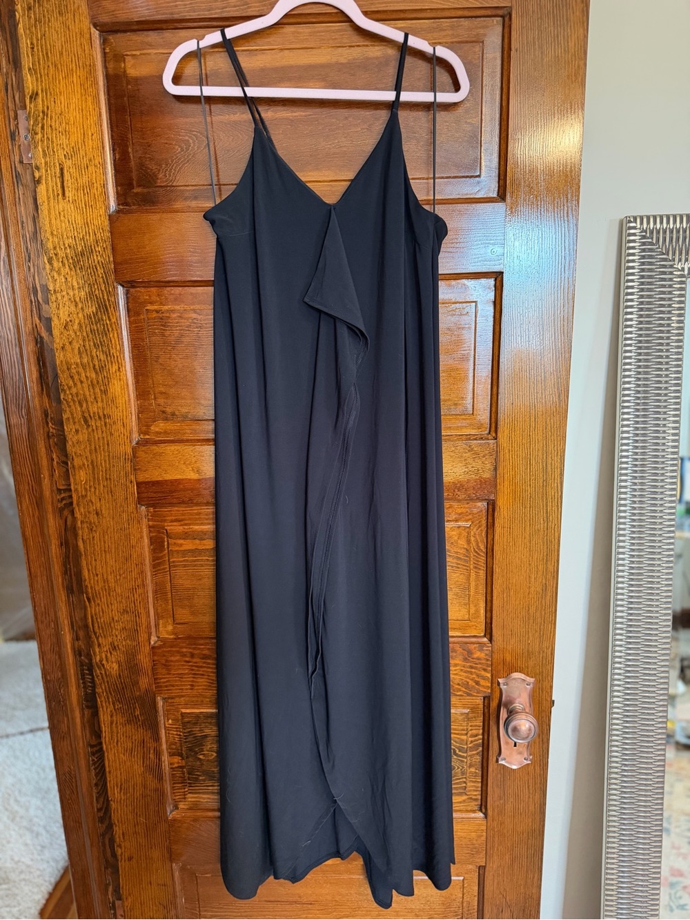 Express Black Spaghetti-Strap Maxi Dress